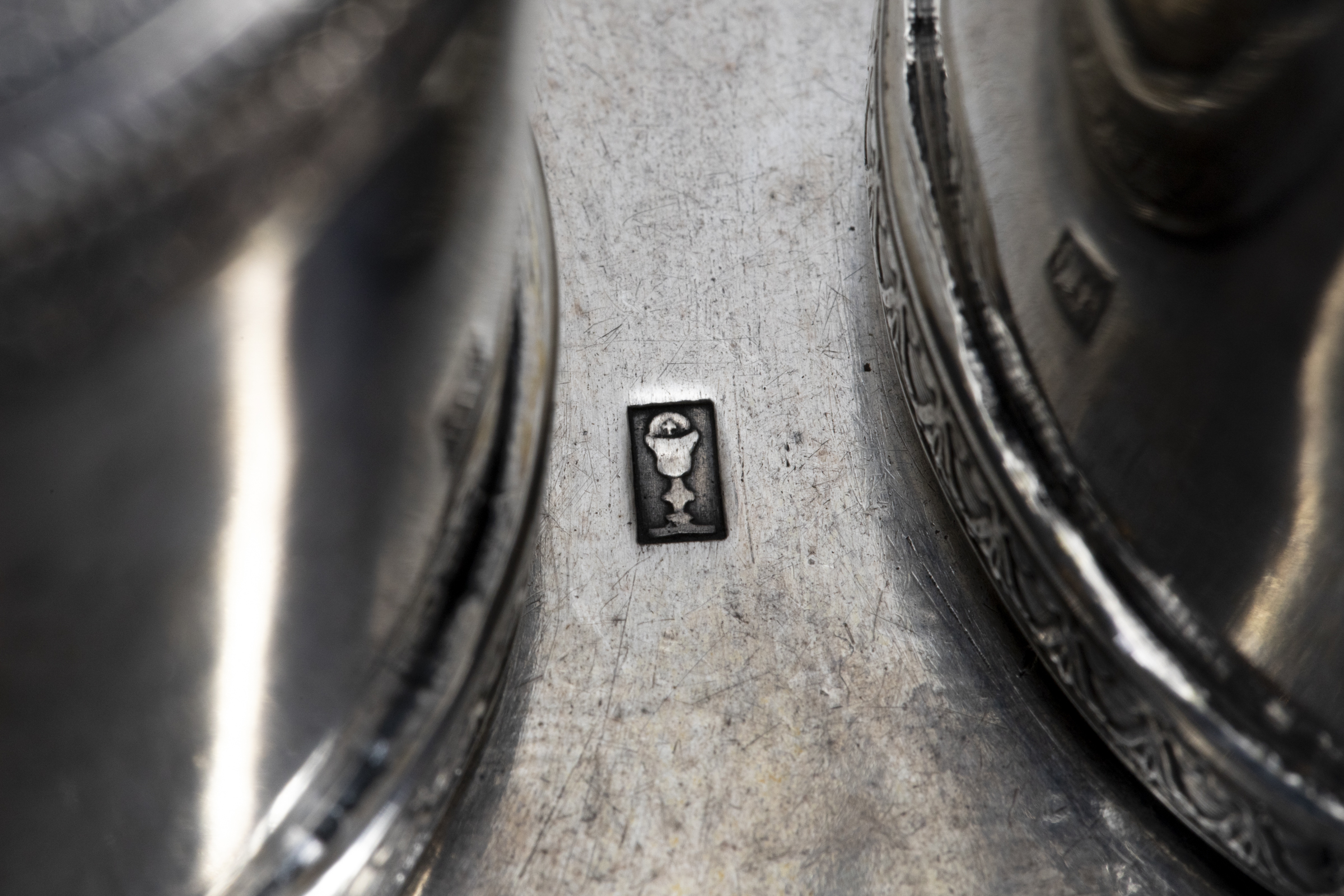 Selo de prateiro. Obradoiro compostelán. Antonio García Candal. Segunda metade s. XIX