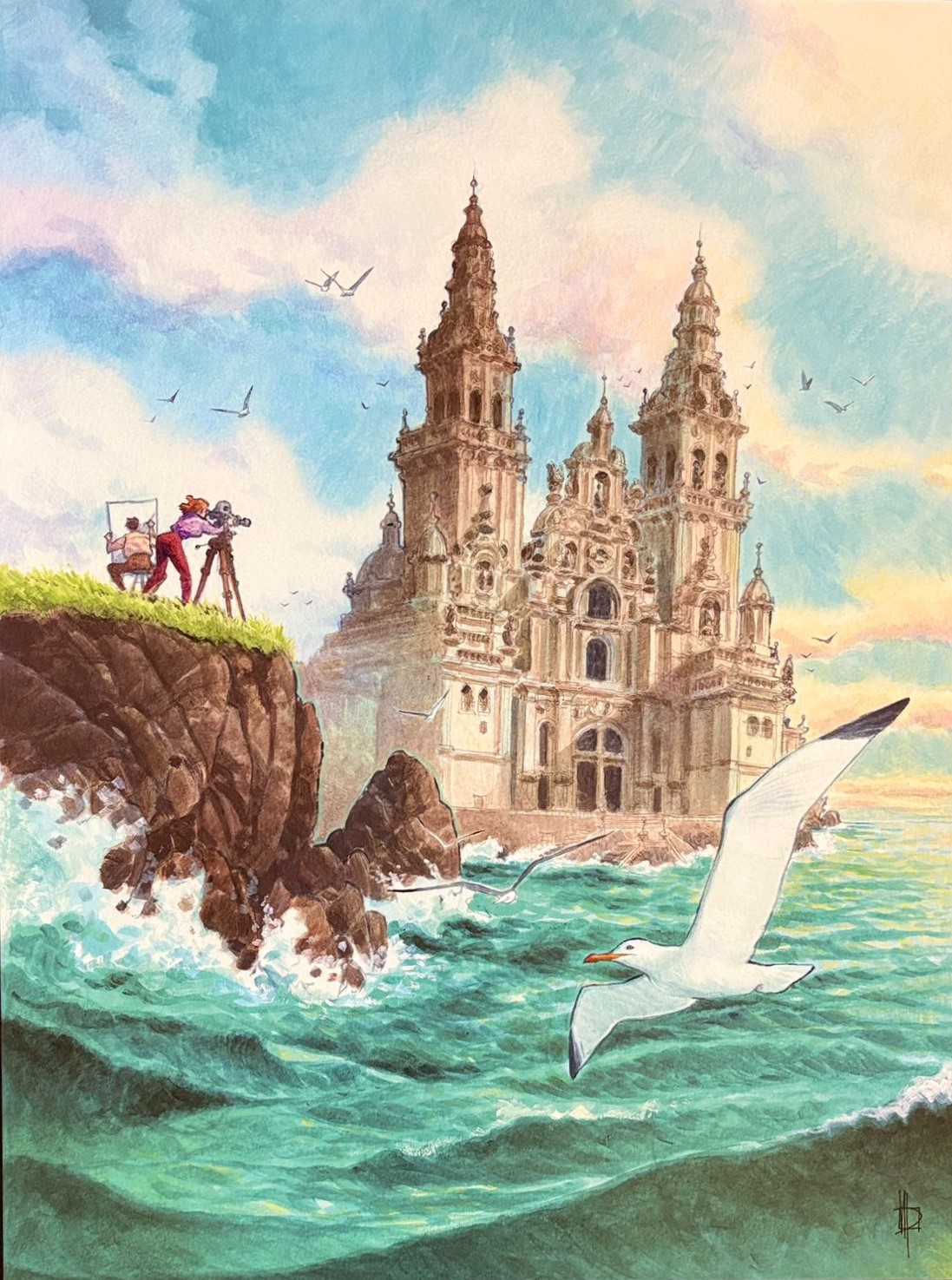 SANTIAGO EN ACUARELAS 4