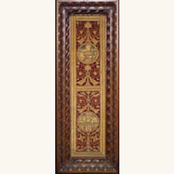 Estado previo de una cenefa sobre terciopelo, s. XVI