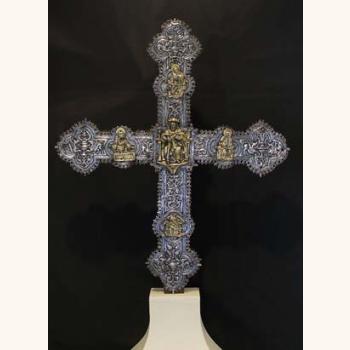 Cruz Procesional  Obradoiro hispano, segundo terzo do século XVI