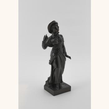 ‘Peregrina’. Escultura en bronce. Taller inglés. Siglo XIX. 